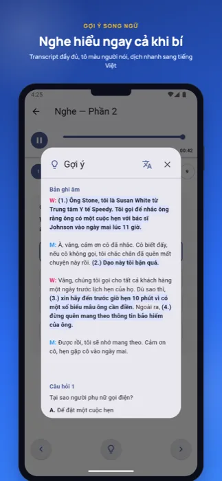 Gợi ý song ngữ